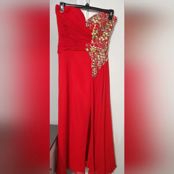 Dresses | Evening Gown Red Size 14 | Poshmark